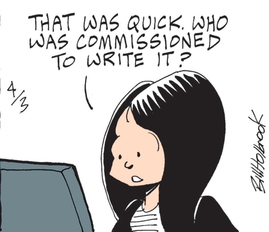 Graphic design OCR: ??????? THAT WAS QUICK. WHO WAS COMMISSIONED TO WRITE IT? 4 ?~ ??????? THAT WAS QUICK . WHO WAS COMMISSIONED TO WRITE IT ? 4 ? ~