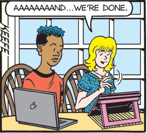 Comic book OCR: AAAAAAAAND…..WE'RE DONE. KEEFE ww ? AAAAAAAAND … ..WE'RE DONE . KEEFE ww ?