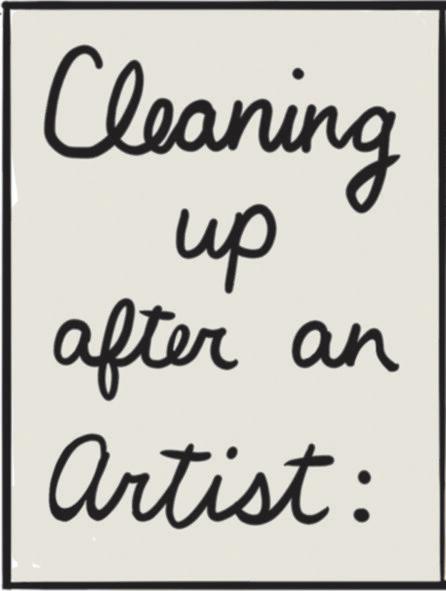 Handwriting OCR: Cleaning after up ter an Artist: Cleaning after up ter an Artist :