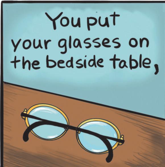 Goggles OCR: You put your glasses on the bedside tableYou put your glasses on the bedside table