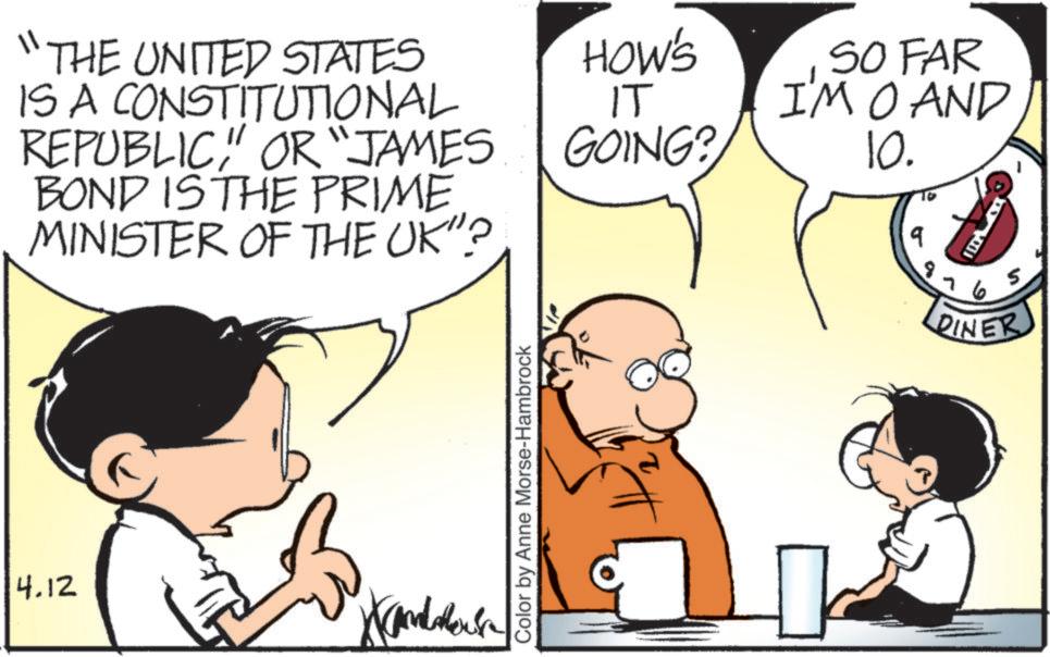 Pleased OCR: 4.12 "THE UNITED STATES IS A CONSTITUTIONAL REPUBLIC" OR "JAMES BOND IS THE PRIME MINISTER OF THE UK"? Xanders Color by Anne Morse-Hambrock HOW'S IT GOING? SO FAR I'M O AND 10. q 8 6 5 S DINER 4.12 " THE UNITED STATES IS A CONSTITUTIONAL REPUBLIC " OR " JAMES BOND IS THE PRIME MINISTER OF THE UK " ? Xanders Color by Anne Morse - Hambrock HOW'S IT GOING ? SO FAR I'M O AND 10 . q 8 6 5 S DINER
