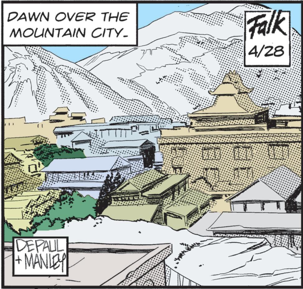 Fiction OCR: DAWN OVER THE MOUNTAIN CITY- Falk 4/28 DEPAUL + MANLEY 1 DAWN OVER THE MOUNTAIN CITY- Falk 4/28 DEPAUL + MANLEY 1