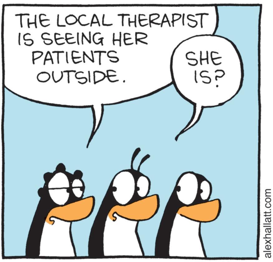 Beak OCR: THE LOCAL THERAPIST IS SEEING HER PATIENTS OUTSIDE. SHE IS? alexhallatt.com THE LOCAL THERAPIST IS SEEING HER PATIENTS OUTSIDE . SHE IS ? alexhallatt.com