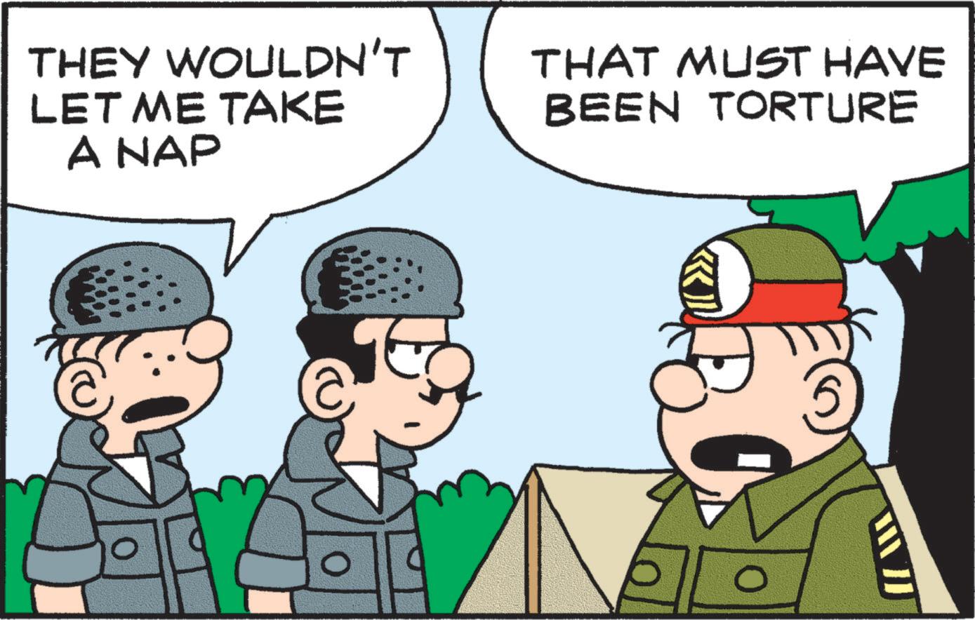 Animated cartoon OCR: THEY WOULDN'T LET ME TAKE THAT MUST HAVE BEEN TORTURE A NAP O THEY WOULDN'T LET ME TAKE THAT MUST HAVE BEEN TORTURE A NAP O