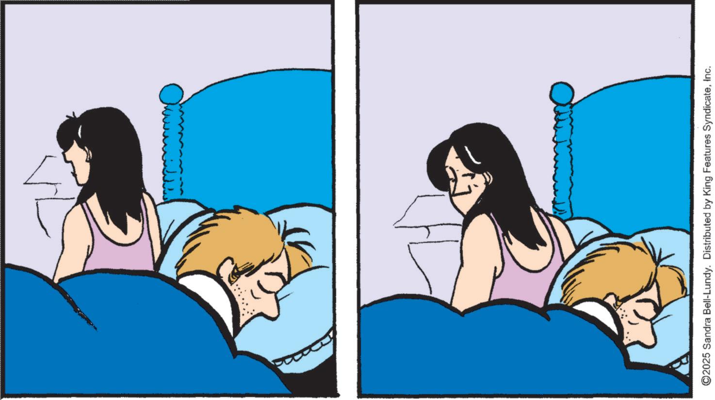 Nap OCR: ©2025 Sandra Bell-Lundy. Distributed by King Features SyndicateInc. © 2025 Sandra Bell - Lundy . Distributed by King Features Syndicate