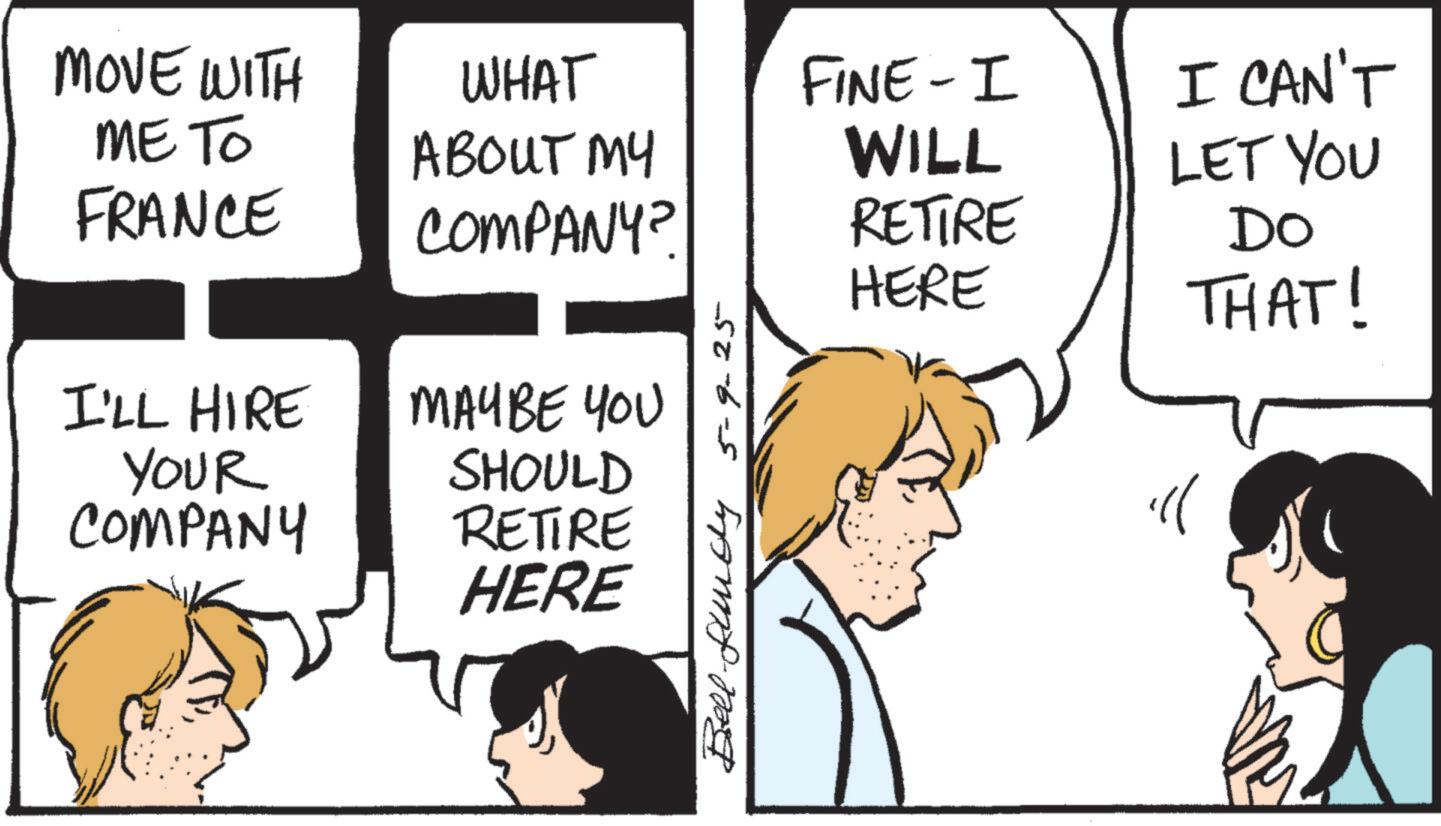 Comics OCR: MOVE WITH ME TO WHAT ABOUT MY FINE-I I CAN'T WILL LET YOU FRANCE COMPANY? RETIRE DO HERE I'LL HIRE MAYBE YOU YOUR COMPANY SHOULD RETIRE HERE Bell-fundly 5-9-25 "" THAT! MOVE WITH ME TO WHAT ABOUT MY FINE - I I CAN'T WILL LET YOU FRANCE COMPANY ? RETIRE DO HERE I'LL HIRE MAYBE YOU YOUR COMPANY SHOULD RETIRE HERE Bell - fundly 5-9-25 " " THAT !