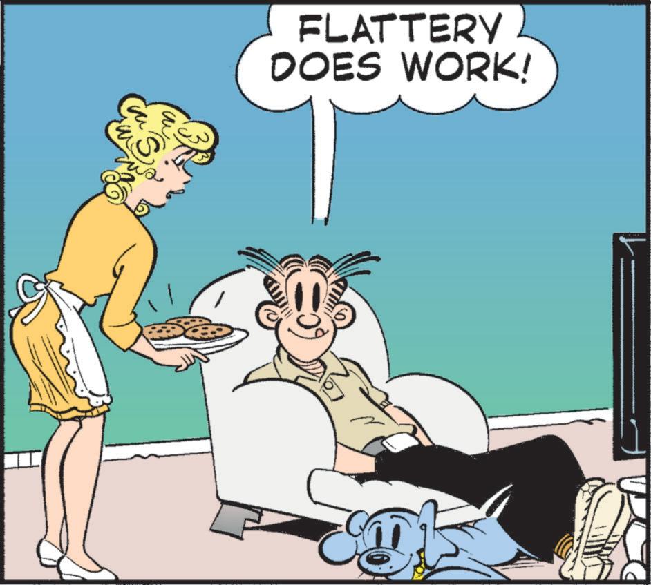 Graphics OCR: FLATTERY DOES WORK! FLATTERY DOES WORK !