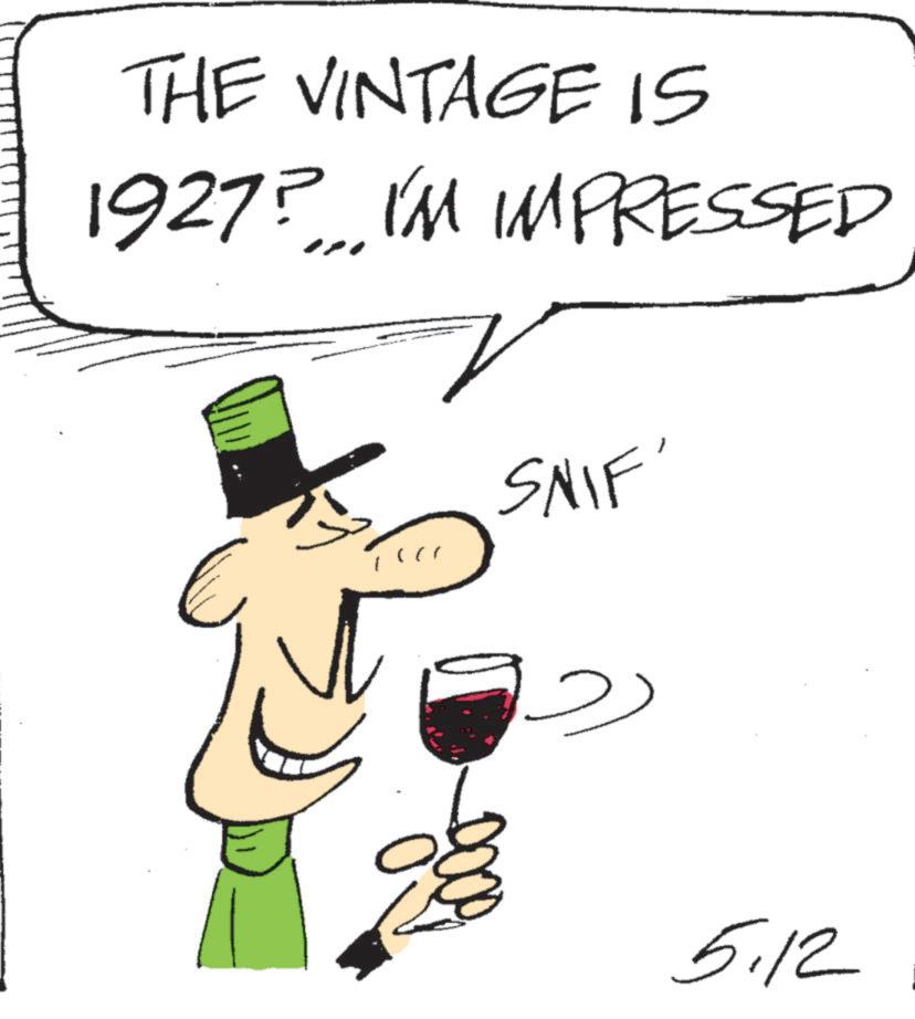 Costume Hat OCR: THE VINTAGE IS 1927? I'M IMPRESSED SNIF' DOOD 5.12 THE VINTAGE IS 1927 ? I'M IMPRESSED SNIF ' DOOD 5.12