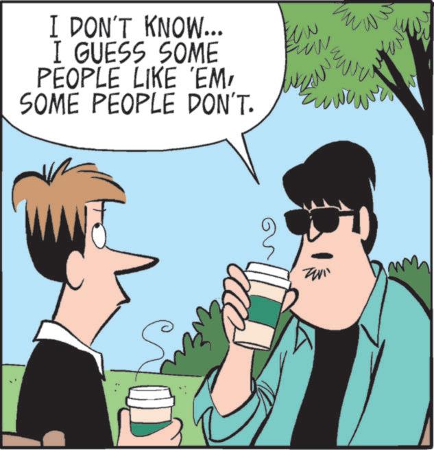 Comics OCR: I DON'T KNOW... I GUESS SOME PEOPLE LIKE 'EMSOME PEOPLE DON'T. ???? TWI I DON'T KNOW ... I GUESS SOME PEOPLE LIKE ' EMSOME PEOPLE DON'T . ???? TWI