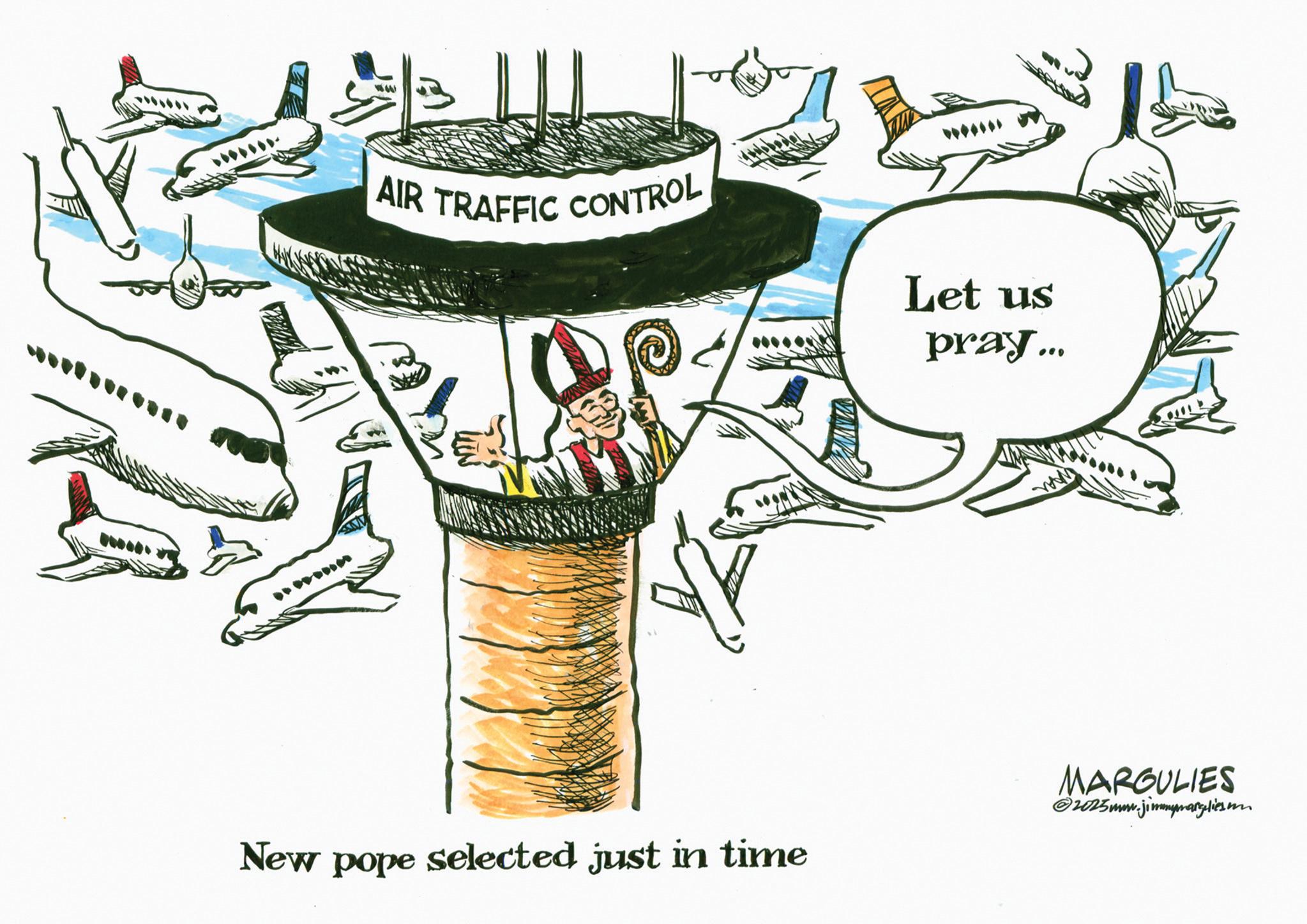 Aircraft OCR: ?????? AIR TRAFFIC CONTROL Let us pray... New pope selected just in time MARGULIES @2025mm.jimmymargulies.cum ??? ??? AIR TRAFFIC CONTROL Let us pray ... New pope selected just in time MARGULIES @ 2025mm.jimmymargulies.cum