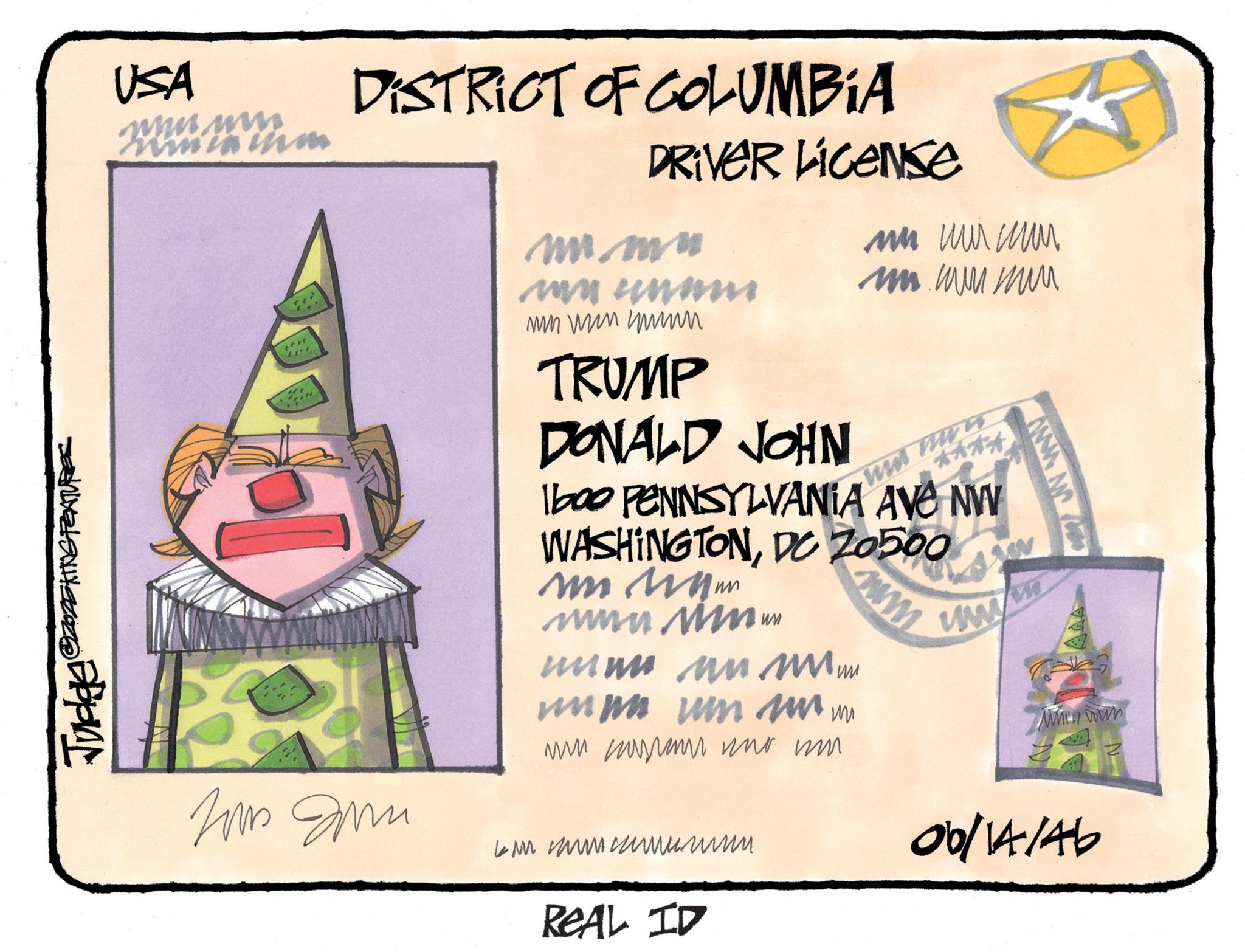Child art OCR: Judge @ZOZZHING FEATURE USA m DISTRICT OF COLUMBIA DRIVER LICENSE mmmm ww wwww wwwn TRUMP DONALD JOHN ?? ????? mmm www.mun **** ww www Iboo PENNSYLVANIA AVE NW WASHINGTONDC 20500 mm www WM uumu un M umum um m ?? ????? ??? ?? www wwww 06/14/46 ??? ??? ??? ?????????? REAL ID Judge @ZOZZHING FEATURE USA m DISTRICT OF COLUMBIA DRIVER LICENSE mmmm ww wwww wwwn TRUMP DONALD JOHN ?? ????? mmm www.mun **** ww www Iboo PENNSYLVANIA AVE NW WASHINGTONDC 20500 mm www WM uumu un M umum um m ?? ????? ??? ?? www wwww 06/14/46 ??? ??? ??? ?????????? REAL ID