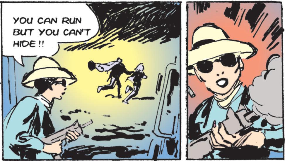 Comics OCR: YOU CAN RUN BUT YOU CAN'T HIDE!! YOU CAN RUN BUT YOU CAN'T HIDE !!
