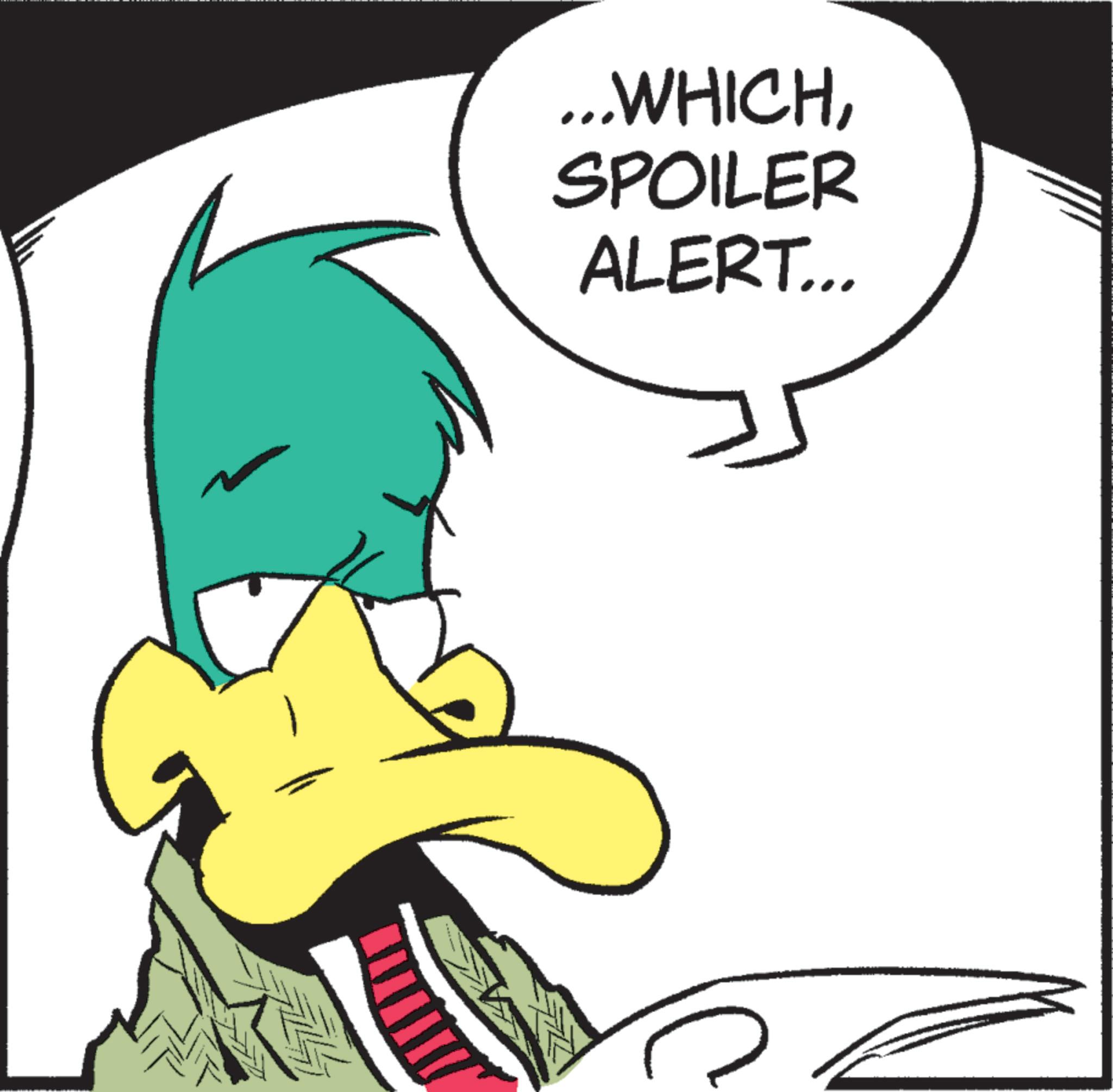 Fiction OCR: ...WHICHSPOILER ALERT... ... WHICHSPOILER ALERT ...