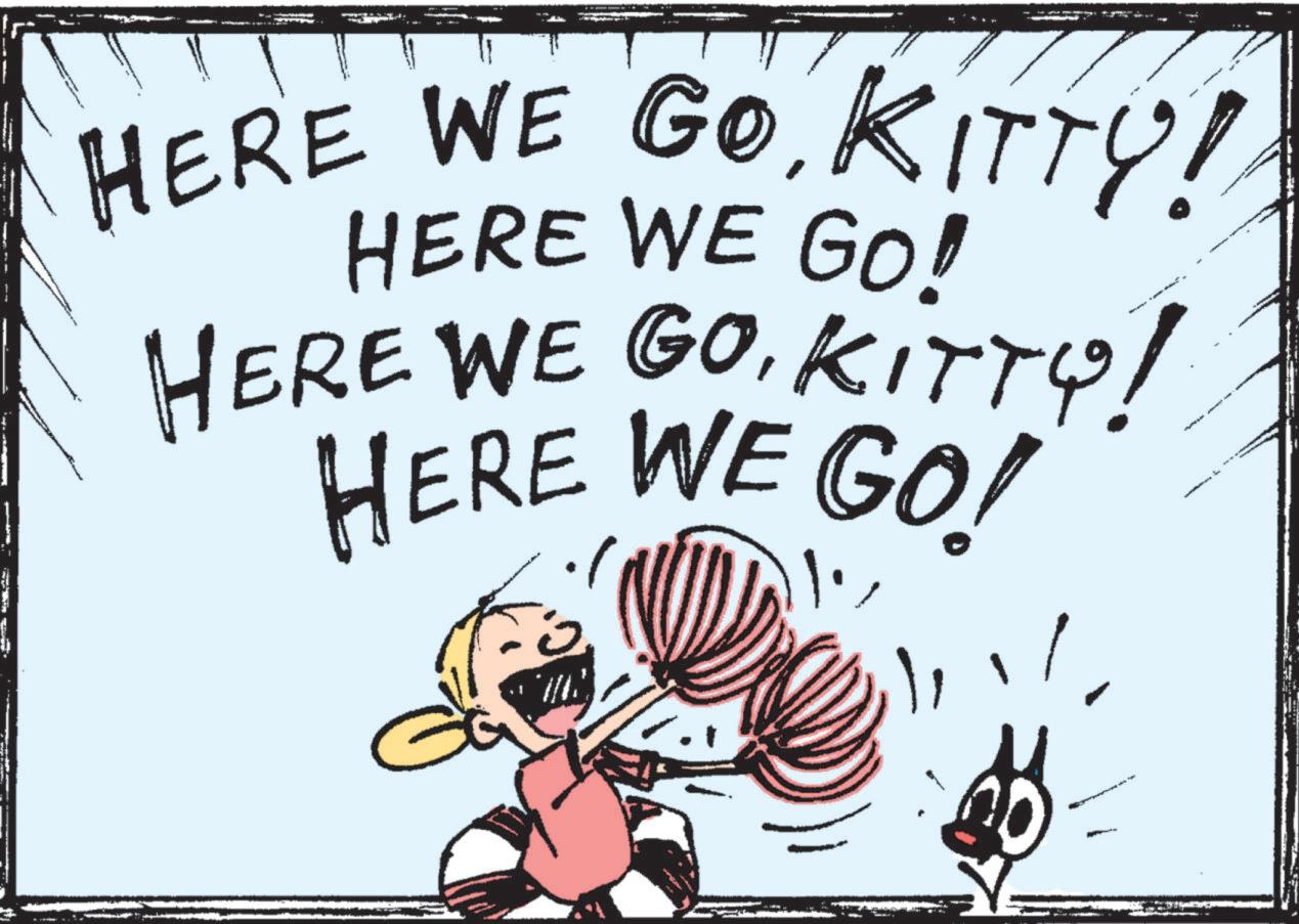 Child OCR: HERE WE GOHERE WE GO! HERE WE GOKITTY. HERE WE GO! HERE WE GOHERE WE GO ! HERE WE GOKITTY . HERE WE GO !