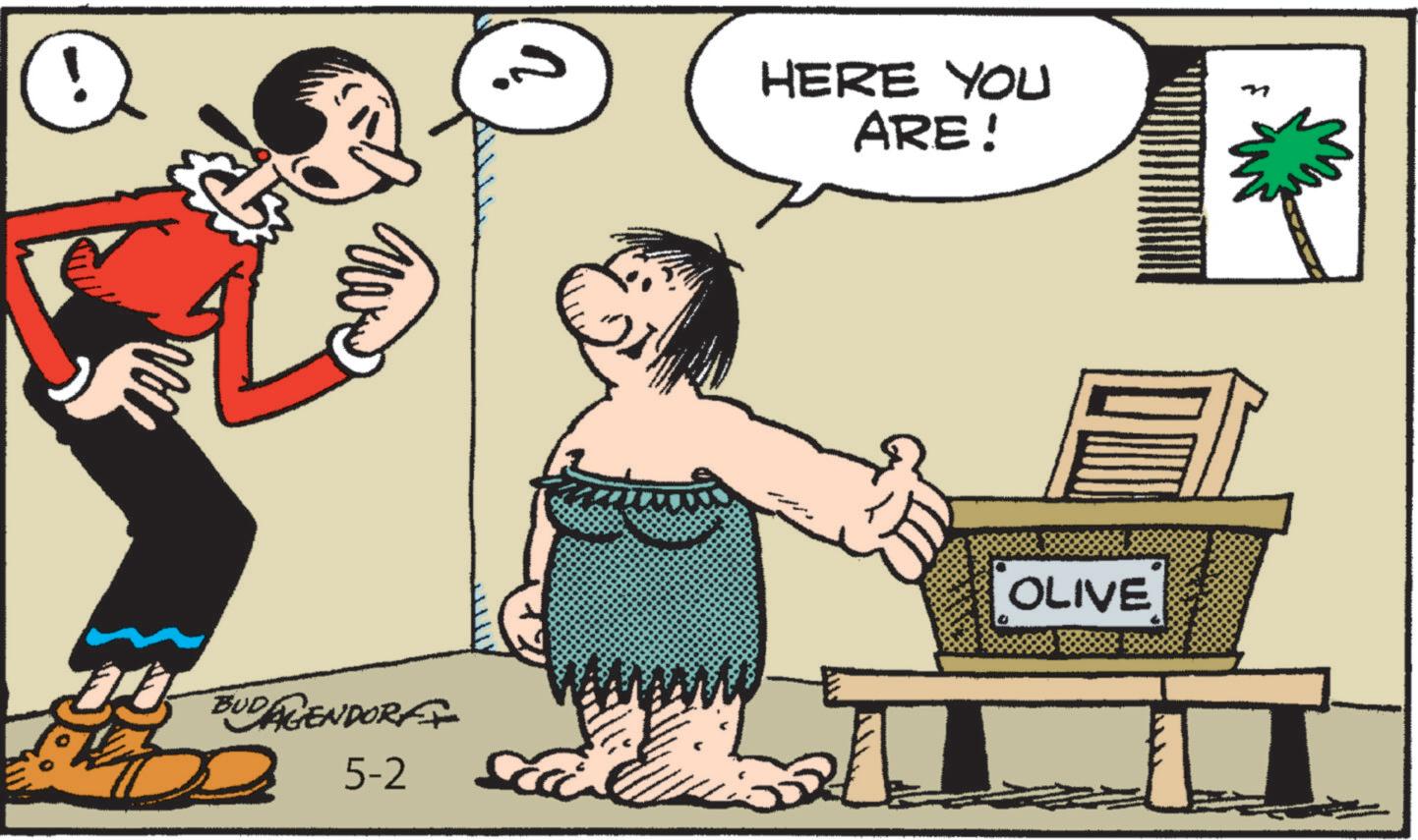 Publication OCR: BUDAGENDORF 5-2 HERE YOU ARE! OLIVE BUDAGENDORF 5-2 HERE YOU ARE ! OLIVE