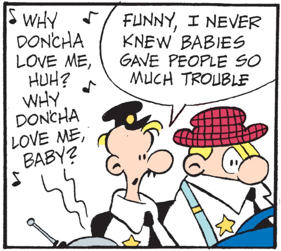 Pleased OCR: S WHY 5 DON'CHA LOVE MEHUH? WHY FUNNYI NEVER KNEW BABIES GAVE PEOPLE SO MUCH TROUBLE DONCHA LOVE MEBABY? 5 S WHY 5 DON'CHA LOVE MEHUH ? WHY FUNNYI NEVER KNEW BABIES GAVE PEOPLE SO MUCH TROUBLE DONCHA LOVE MEBABY ? 5