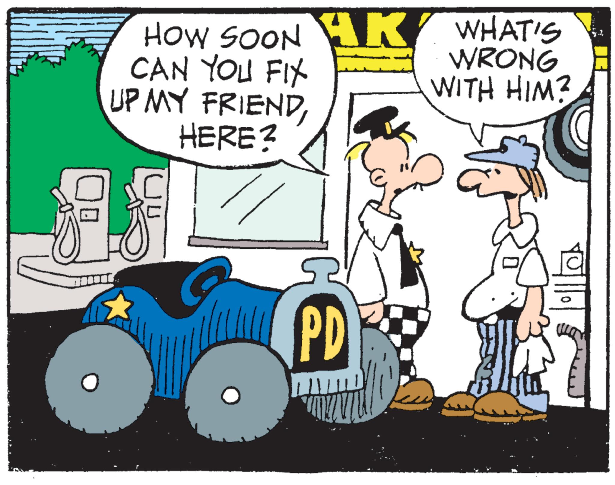 Law enforcement OCR: HOW SOON AK CAN YOU FIX UP MY FRIENDHERE? WHAT'S WRONG WITH HIM? PD HOW SOON AK CAN YOU FIX UP MY FRIENDHERE ? WHAT'S WRONG WITH HIM ? PD
