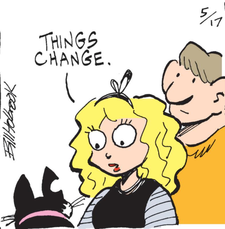 Clip art OCR: BillHolbrook THINGS CHANGE. 5/11 7 BillHolbrook THINGS CHANGE . 5/11 7