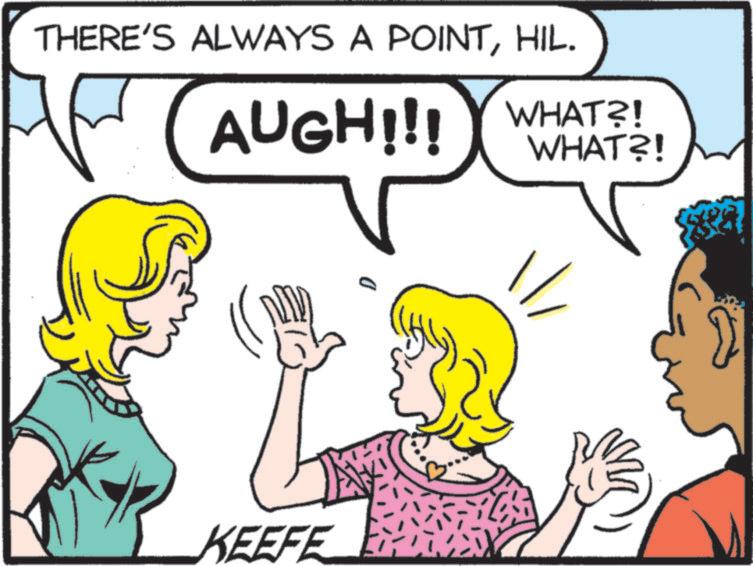 Fiction OCR: THERE'S ALWAYS A POINTHIL. AUGH!!! WHAT?! WHAT?! KEEFE ??/ THERE'S ALWAYS A POINTHIL . AUGH !!! WHAT ?! WHAT ?! KEEFE ?? /