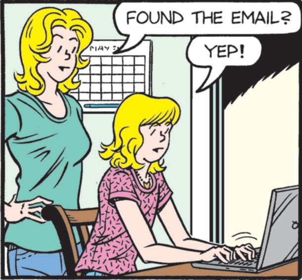 Publication OCR: MAYB FOUND THE EMAIL? YEP! ? MAYB FOUND THE EMAIL ? YEP ! ?