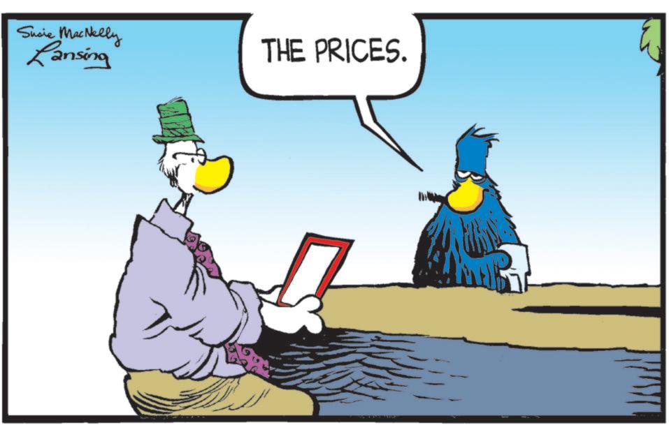 Clip art OCR: Susie MacNelly Lansing THE PRICES. Susie MacNelly Lansing THE PRICES .