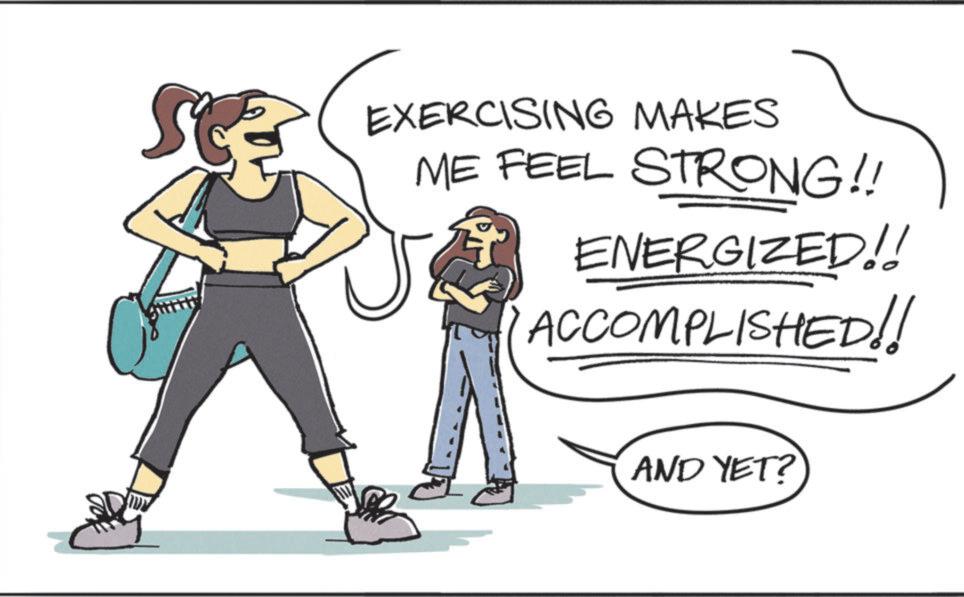 Running OCR: S EXERCISING MAKES ME FEEL STRONG!! ENERGIZED!! ACCOMPLISHED!! AND YET? S EXERCISING MAKES ME FEEL STRONG !! ENERGIZED !! ACCOMPLISHED !! AND YET ?