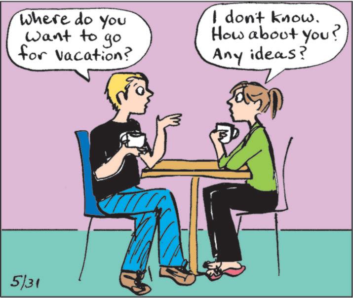 Fiction OCR: Where do you Want to go for vacation? I don't know. How about you? Any ideas? 5/31 Where do you Want to go for vacation ? I don't know . How about you ? Any ideas ? 5/31