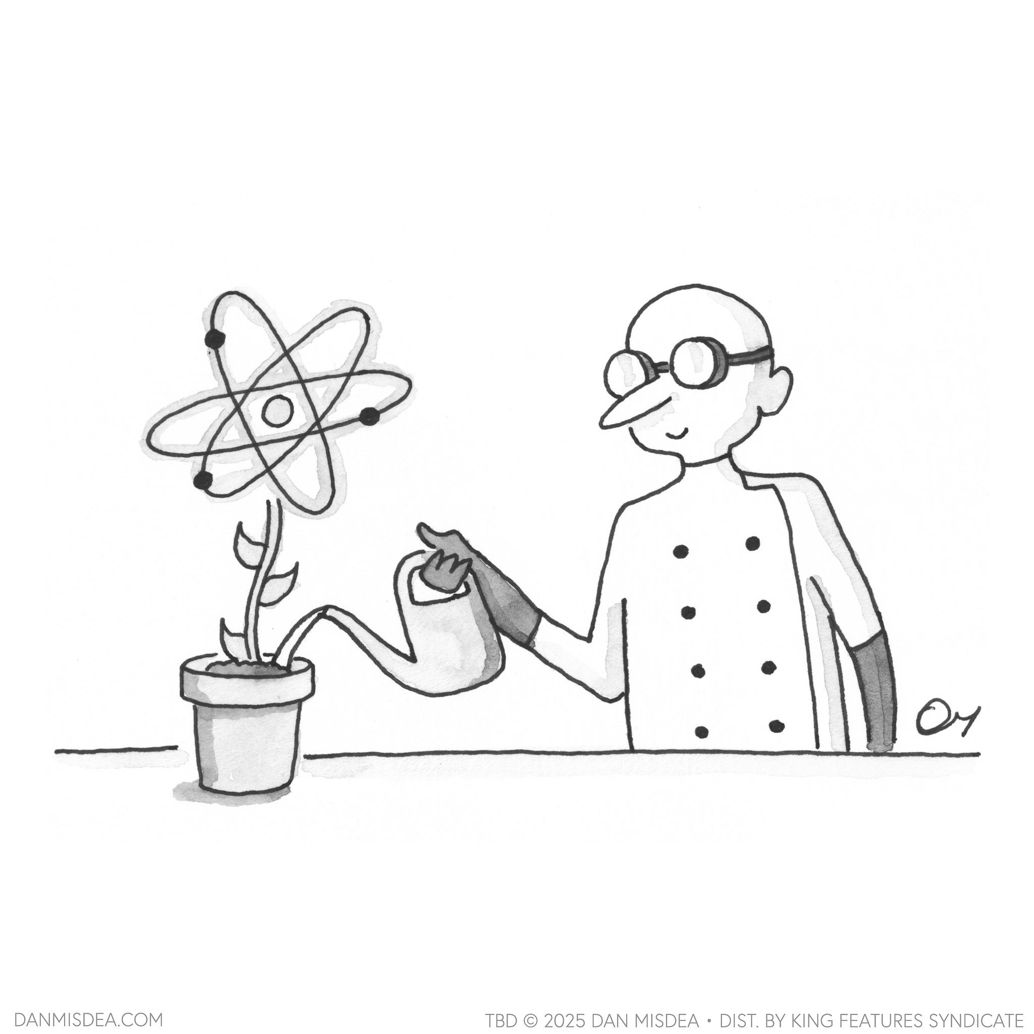 Science OCR: . ?? DANMISDEA.COM TBD 2025 DAN MISDEA • DIST. BY KING FEATURES SYNDICATE . ?? DANMISDEA.COM TBD 2025 DAN MISDEA • DIST . BY KING FEATURES SYNDICATE