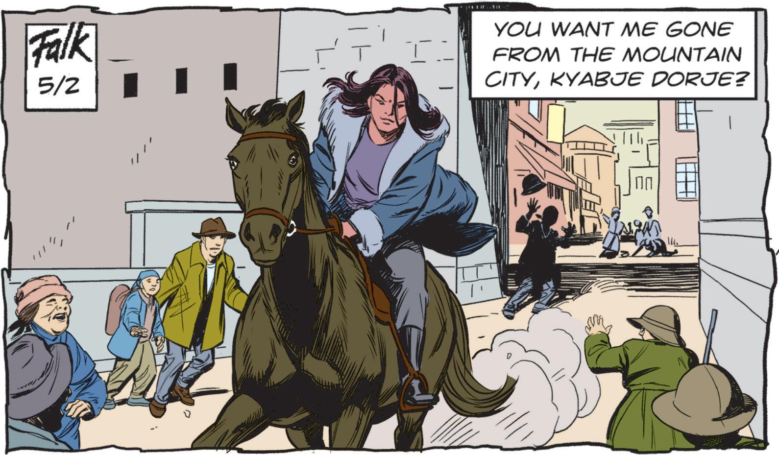 Mare OCR: Falk 5/2 T YOU WANT ME GONE FROM THE MOUNTAIN CITYKYABJE DORJE? Falk 5/2 T YOU WANT ME GONE FROM THE MOUNTAIN CITYKYABJE DORJE ?