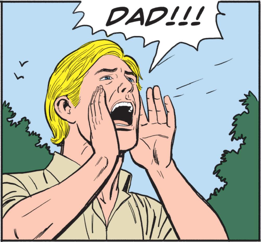 Animated cartoon OCR: DAD!!! DAD !!!