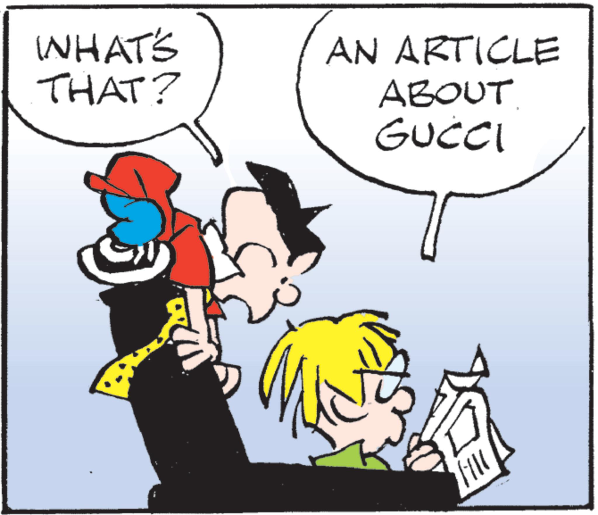 Comics OCR: WHAT'S THAT? AN ARTICLE ABOUT GUCCI WHAT'S THAT ? AN ARTICLE ABOUT GUCCI