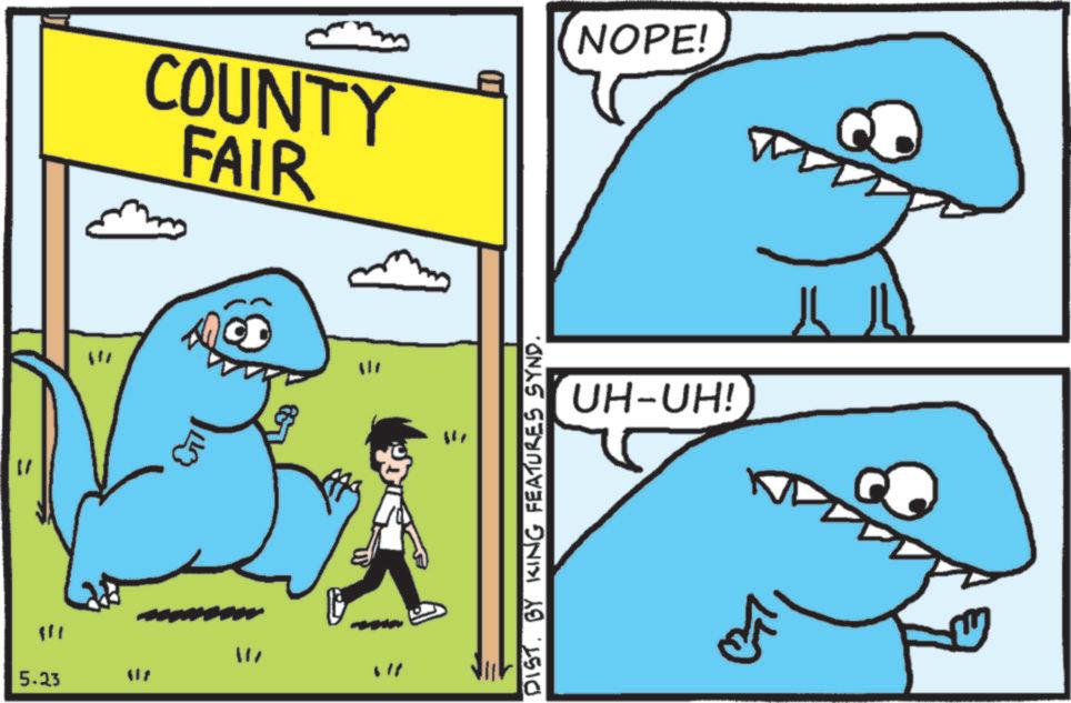 Fish OCR: 401 5.23 417 11 ' " WI COUNTY FAIR NOPE! VIV " UH-UH! DISTBY KING FEATURES SYND. 401 5.23 417 11 ' " WI COUNTY FAIR NOPE ! VIV " UH - UH ! DISTBY KING FEATURES SYND .