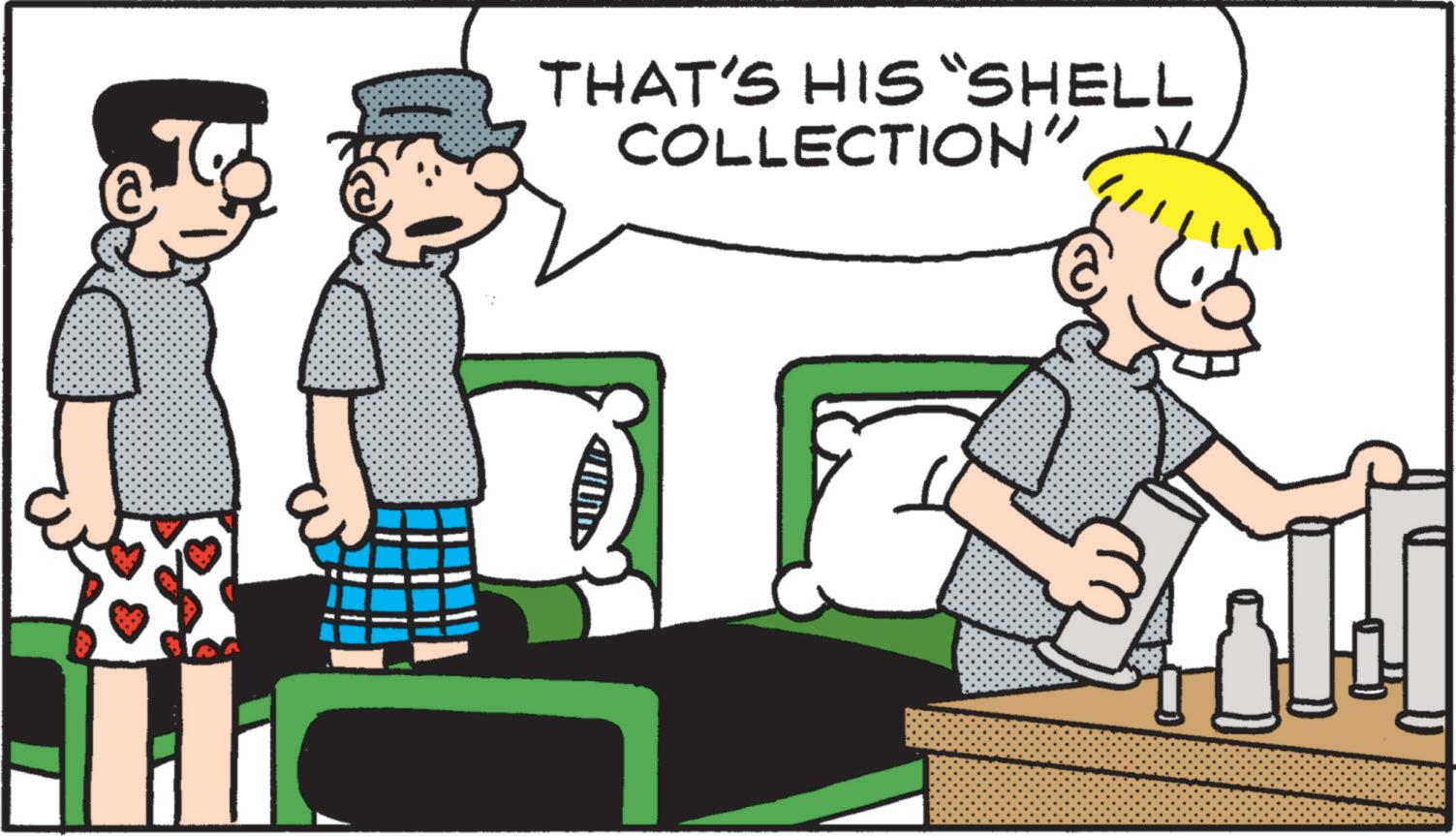 Animation OCR: THAT'S HIS "SHELL COLLECTION" THAT'S HIS " SHELL COLLECTION "