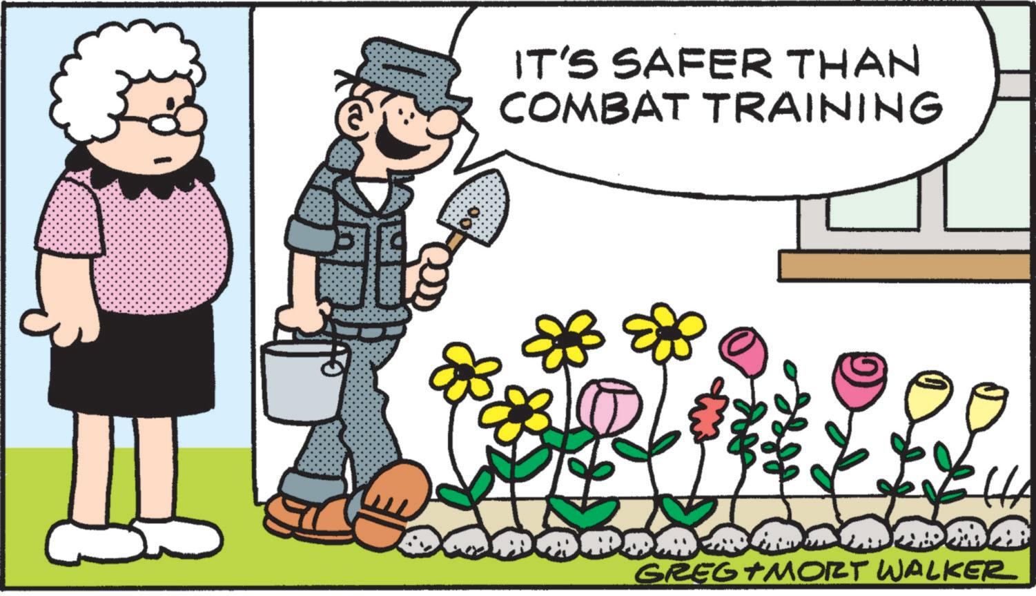 Animation OCR: IT'S SAFER THAN COMBAT TRAINING GREG MORT WALKER IT'S SAFER THAN COMBAT TRAINING GREG MORT WALKER