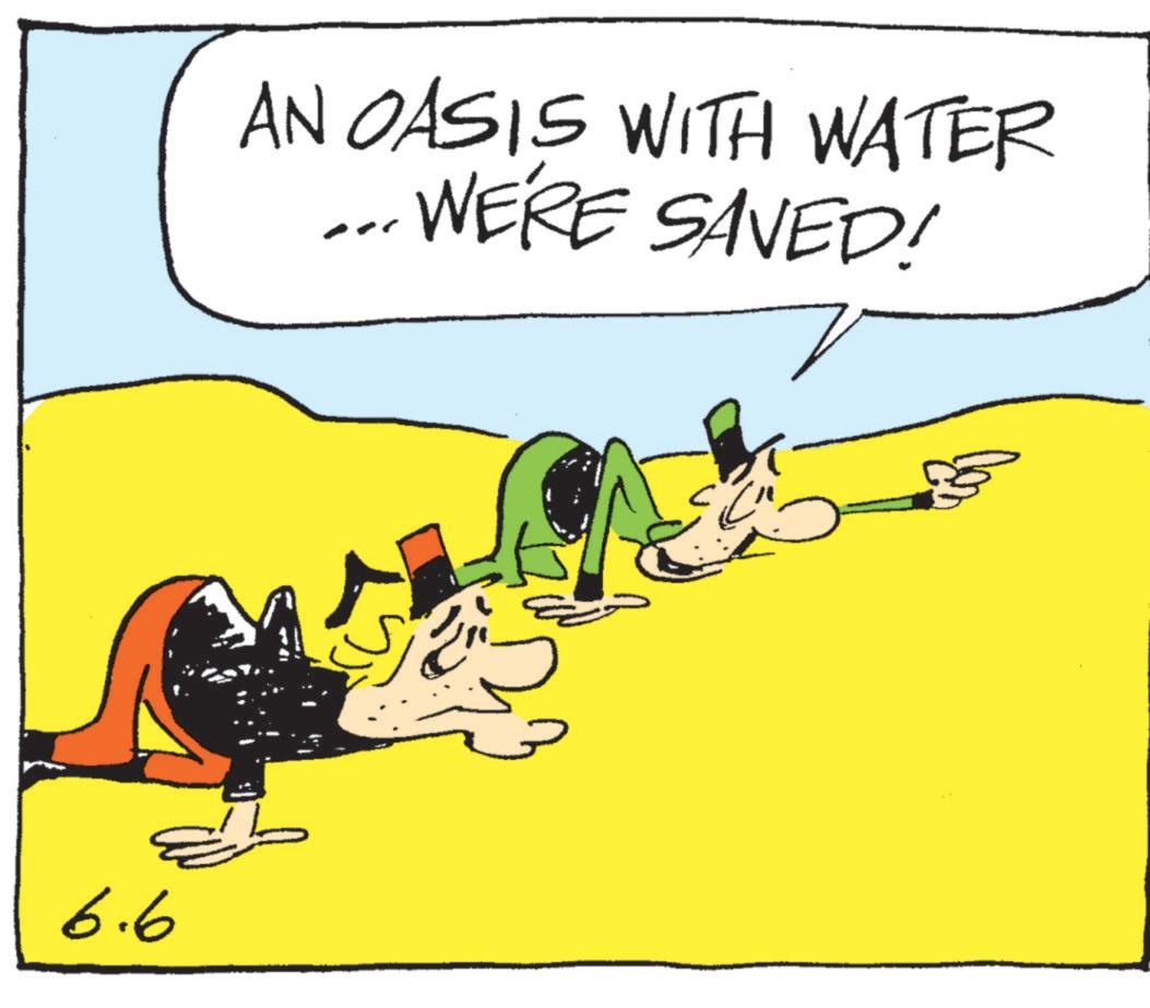 Fiction OCR: 6.6 AN OASIS WITH WATER WE'RE SAVED! 7 2 6.6 AN OASIS WITH WATER WE'RE SAVED ! 7 2
