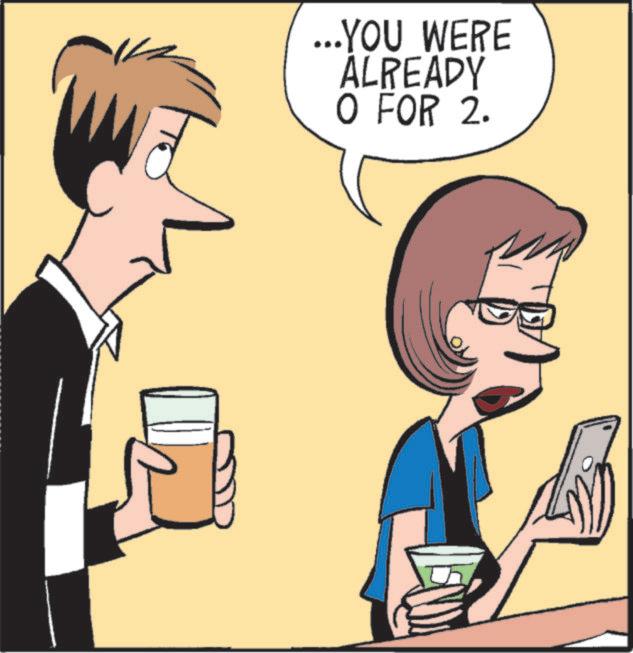 Drinking OCR: ...YOU WERE ALREADY O FOR 2. ... YOU WERE ALREADY O FOR 2 .