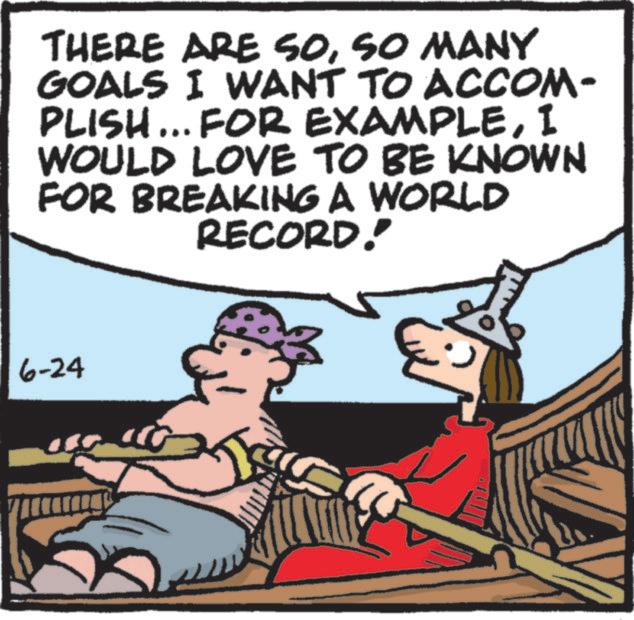 Animation OCR: THERE ARE SOSO MANY GOALS I WANT TO ACCOM- PLISH... FOR EXAMPLEI WOULD LOVE TO BE KNOWN FOR BREAKING A WORLD RECORD! 6-24 THERE ARE SOSO MANY GOALS I WANT TO ACCOM- PLISH ... FOR EXAMPLEI WOULD LOVE TO BE KNOWN FOR BREAKING A WORLD RECORD ! 6-24
