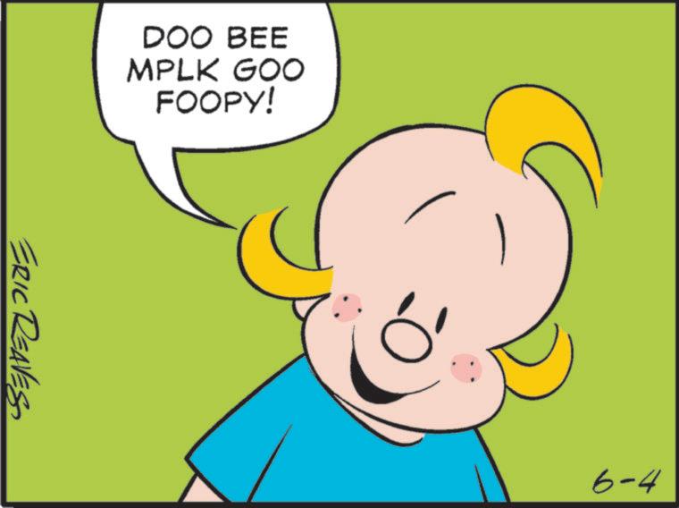 Child OCR: DOO BEE MPLK GOO FOOPY! ERIC REAVES 6-4 DOO BEE MPLK GOO FOOPY ! ERIC REAVES 6-4