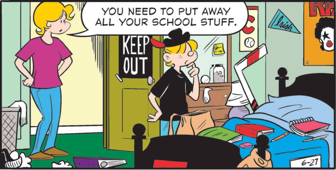 Happiness OCR: YOU NEED TO PUT AWAY ALL YOUR SCHOOL STUFF. KEEP OUT Irish 6-27 YOU NEED TO PUT AWAY ALL YOUR SCHOOL STUFF . KEEP OUT Irish 6-27