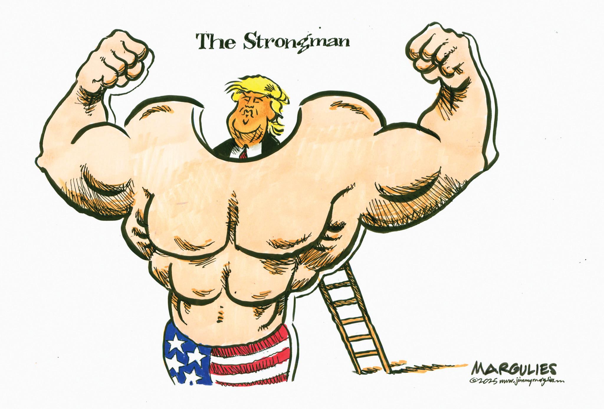 Sketch OCR: The Strongman MARGULIES ©2025 www.jimmymargulist.m The Strongman MARGULIES © 2025 www.jimmymargulist.m