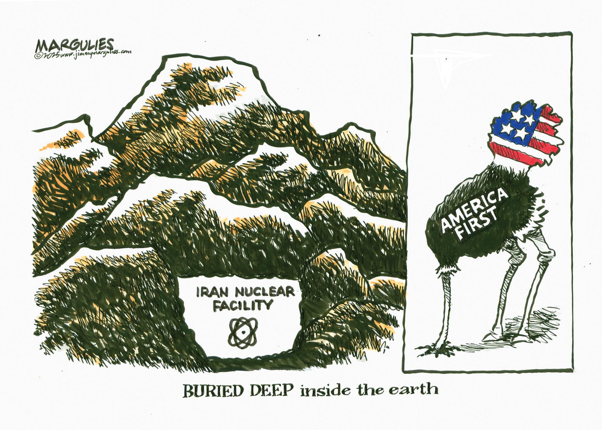 Flag OCR: MARGULIES ©2015www.jimmypnargulies.com IRAN NUCLEAR FACILITY BURIED DEEP inside the earth AMERICA FIRST MARGULIES © 2015www.jimmypnargulies.com IRAN NUCLEAR FACILITY BURIED DEEP inside the earth AMERICA FIRST