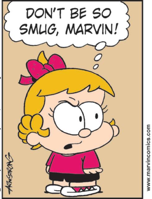 Pleased OCR: ARMSTRONG www.marvincomics.com DON'T BE SO SMUGMARVIN! O ARMSTRONG www.marvincomics.com DON'T BE SO SMUGMARVIN ! O
