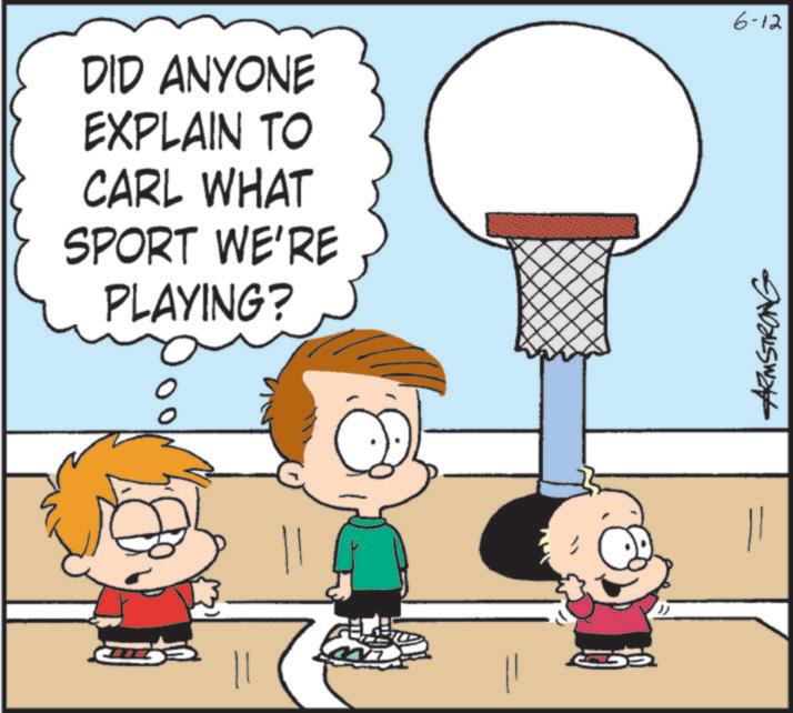Net OCR: DID ANYONE EXPLAIN TO CARL WHAT SPORT WE'RE PLAYING? = 6-12 ARMSTRONG DID ANYONE EXPLAIN TO CARL WHAT SPORT WE'RE PLAYING ? = 6-12 ARMSTRONG