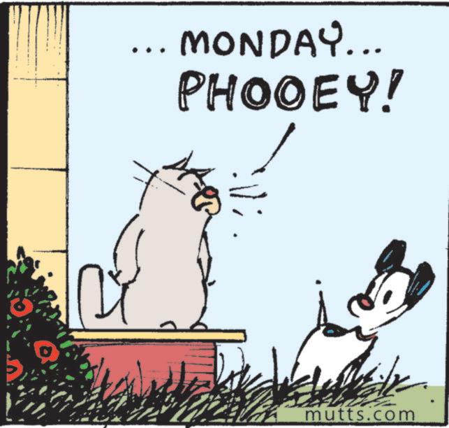 Fiction OCR: MONDAY... PHOOEY! ::. mutts.com MONDAY ... PHOOEY ! :: . mutts.com