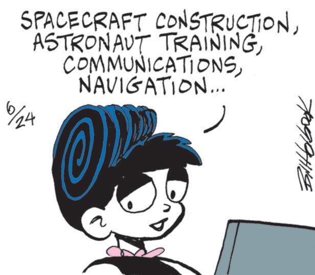 Animated cartoon OCR: SPACECRAFT CONSTRUCTION24 24 NAVIGATION... ??????? SPACECRAFT CONSTRUCTIONASTRONAUT TRAINING24 24 NAVIGATION ... ???????