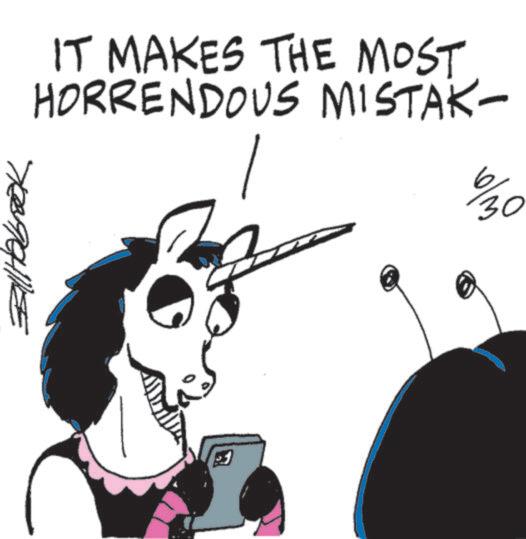 Photo caption OCR: Habrook IT MAKES THE MOST HORRENDOUS MISTAK- 61 30 Habrook IT MAKES THE MOST HORRENDOUS MISTAK- 61 30