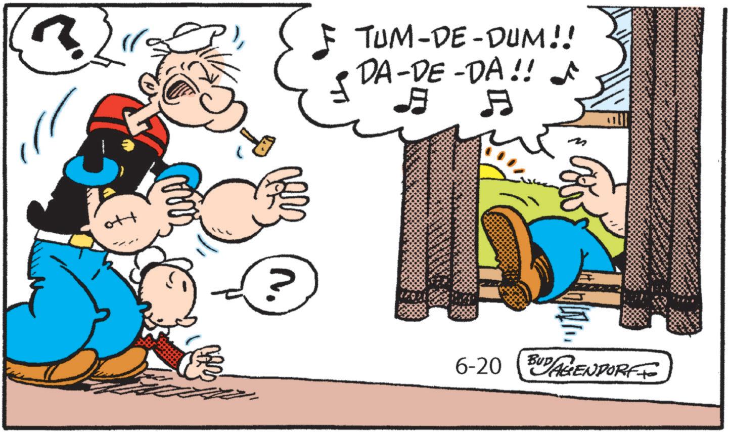 Publication OCR: ? F TUM-DE-DUM!! DA-DE-DA!! & ? ? ?? 6-20 BUDAGENDORFF ? F TUM - DE - DUM !! DA - DE - DA !! & ? ? ?? 6-20 BUDAGENDORFF