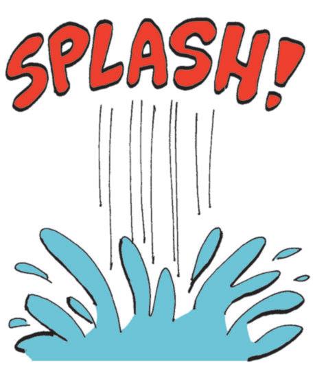 Clip art OCR: SPLASH! SPLASH !