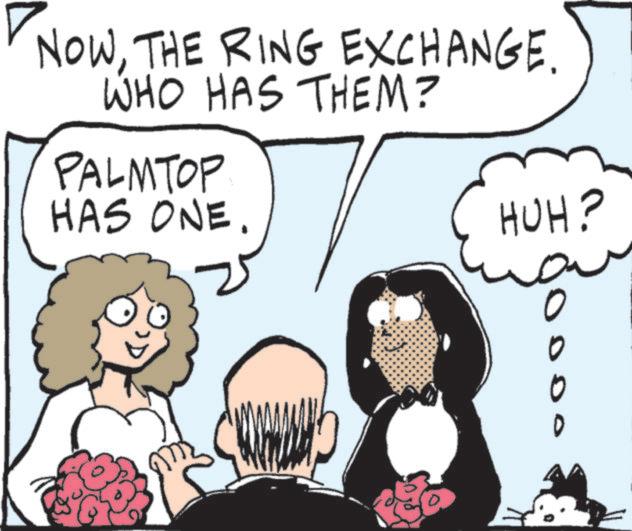 Animation OCR: NOWTHE RING EXCHANGE. WHO HAS THEM? PALMTOP HAS ONE. HUH? 0 D NOWTHE RING EXCHANGE . WHO HAS THEM ? PALMTOP HAS ONE . HUH ? 0 D