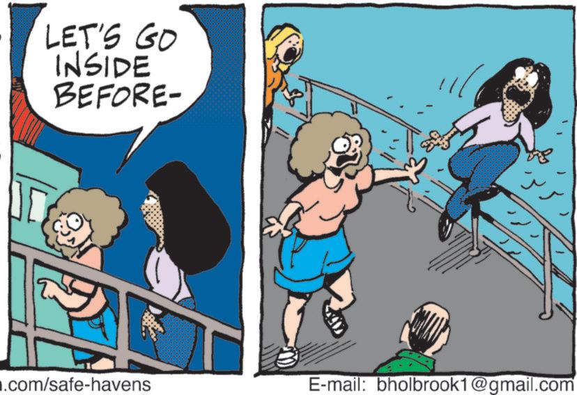 Fictional character OCR: LET'S GO INSIDE BEFORE- ?? .com/safe-havens E-mail: bholbrook1@gmail.com LET'S GO INSIDE BEFORE- ?? .com / safe - havens E - mail : bholbrook1@gmail.com